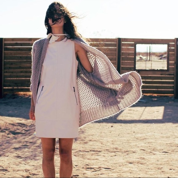 Ivory Willow & Clay Faux Leather Night Out Dress - Picture 2 of 6